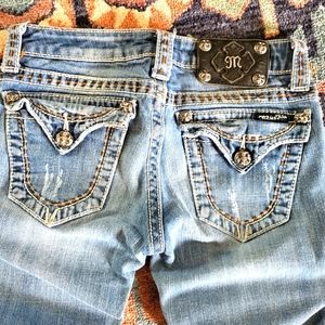 Miss Me Women's Boot Cut Thick Stitch Distressed Flap Pockets (JPW4896KN) 25